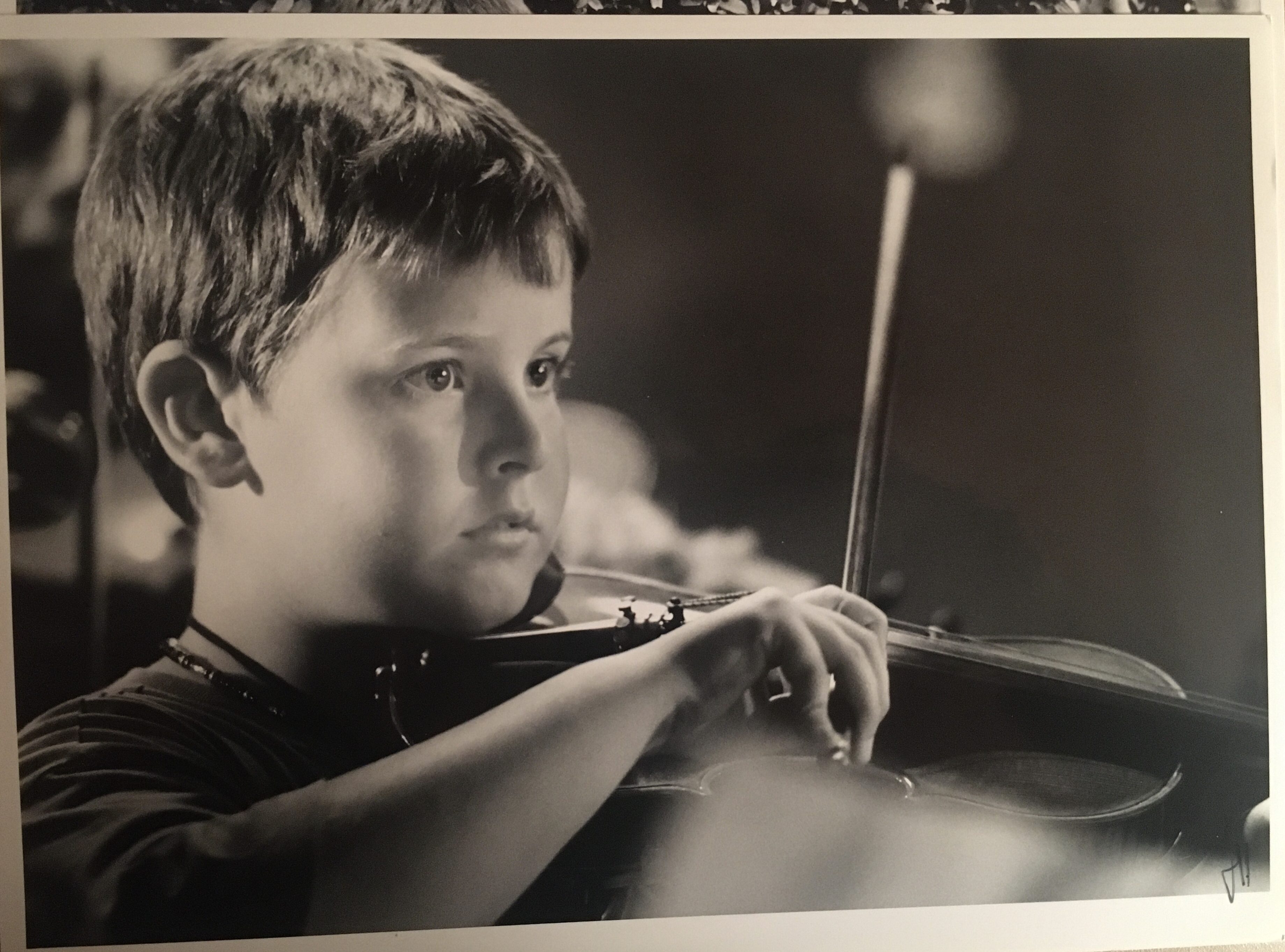 Childhood photo in France