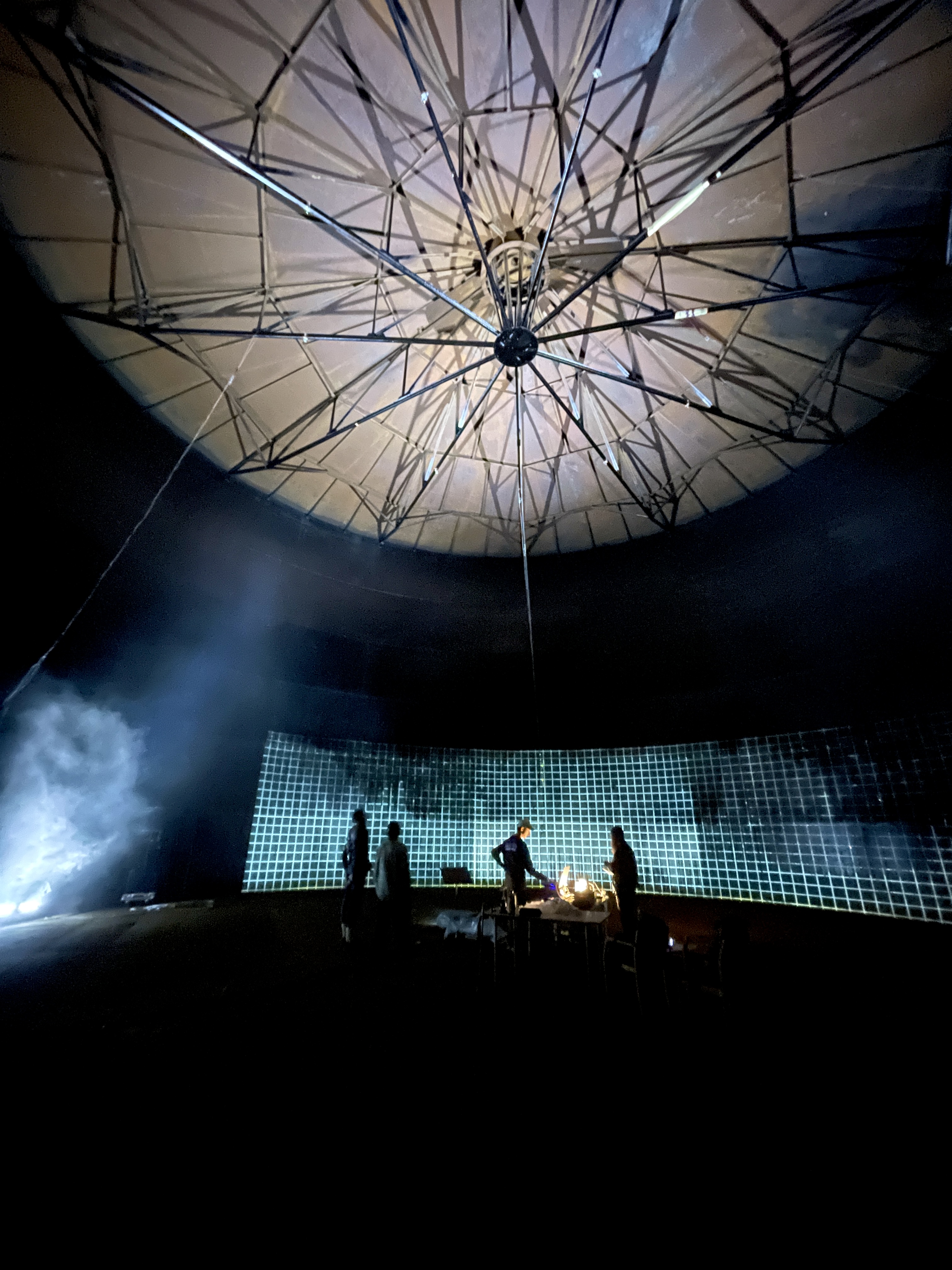 Site-specific audiovisual performance with Rickard Eklund